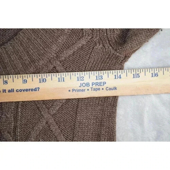 Charlotte Russe Sweater Womens Long Sleeve Dress Brown Small - Picture 6 of 9